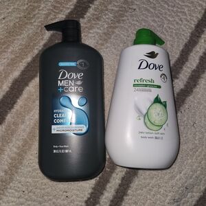 Dove Men+Care Hydration Clean Comfort Body and Face Wash, Gray
